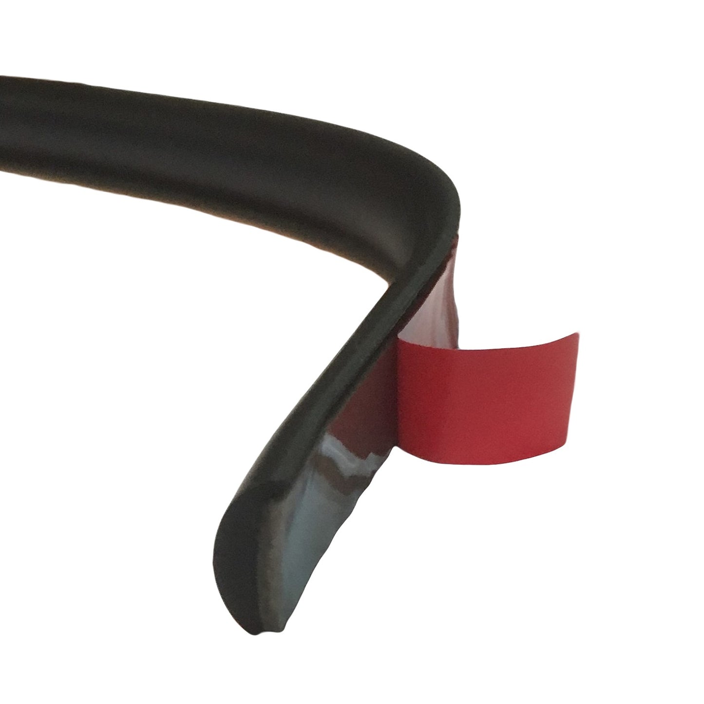 Partsman Self Adhesive Flexible Rubber Molding Strip - Self Stick Bumper Edge Trim