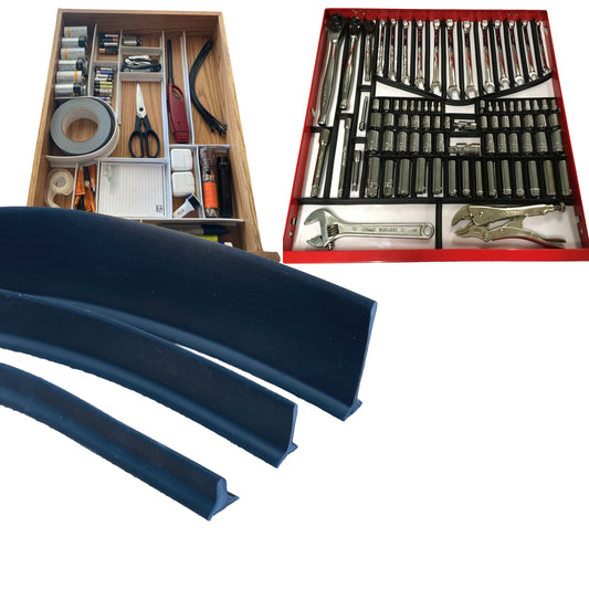 Partsman Self Adhesive Drawer Divider - Adjustable 5S Tool Box Storage Shelf Organizer